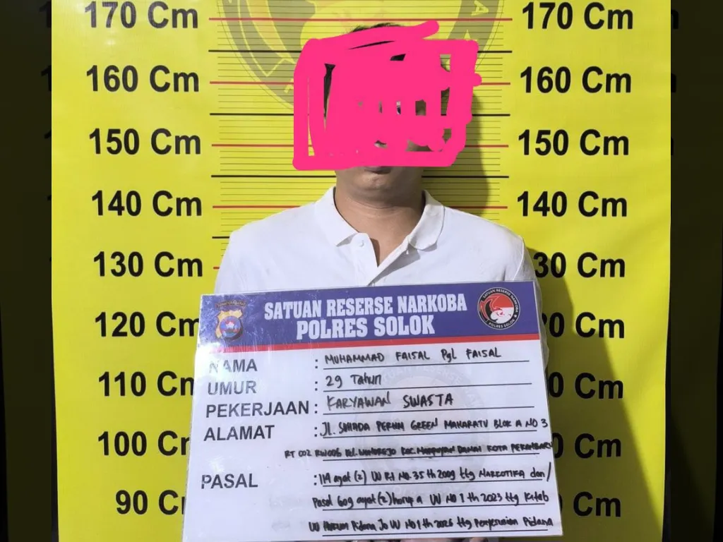 Ungkap Kasus Narkoba, Polisi Tangkap Tersangka Asal Pekanbaru dan Sita 20 Paket Sabu